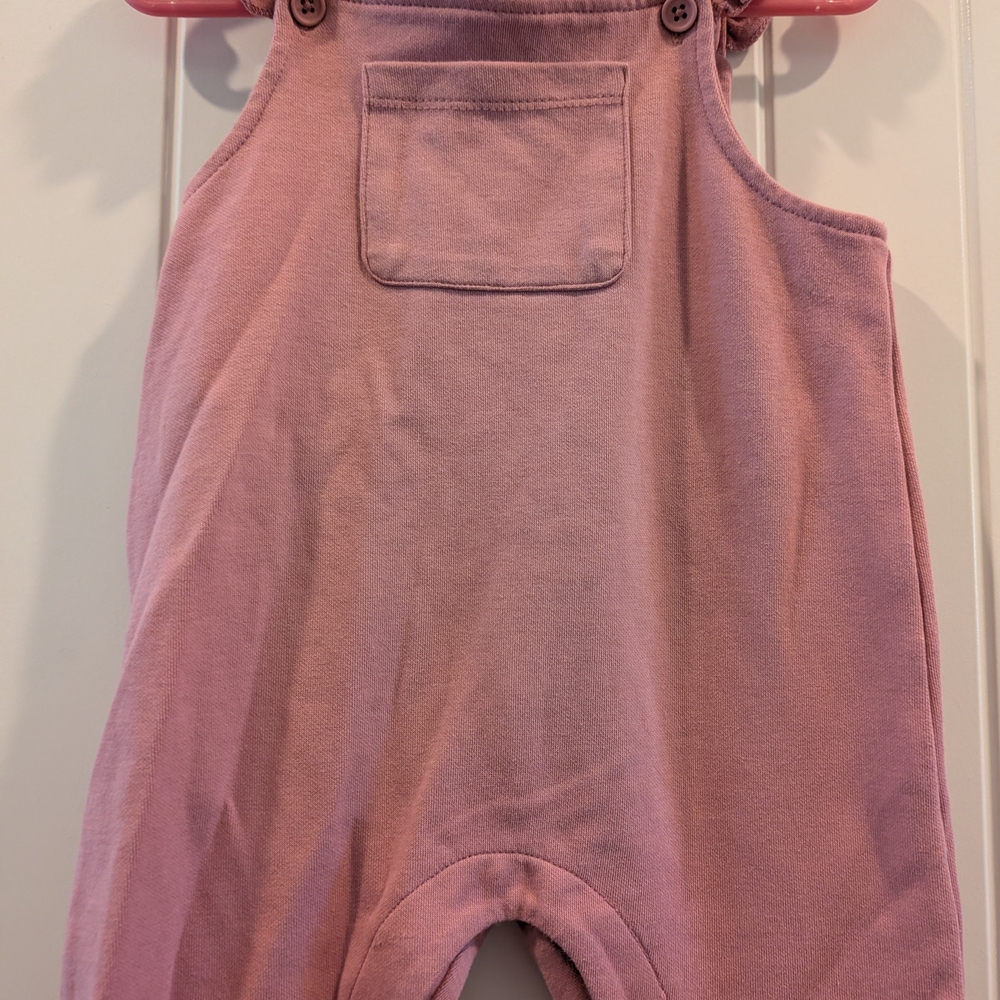 3 For $18 dip Dusty Pink Kids Overalls - Picture 3 of 8